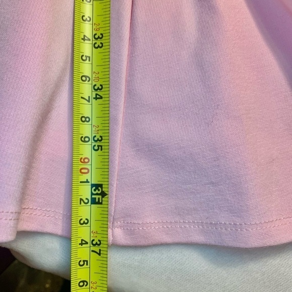 New TEXTILE Elizabeth and James Skater Dress Large Pale Pink Sleeveless Flare - Picture 14 of 16